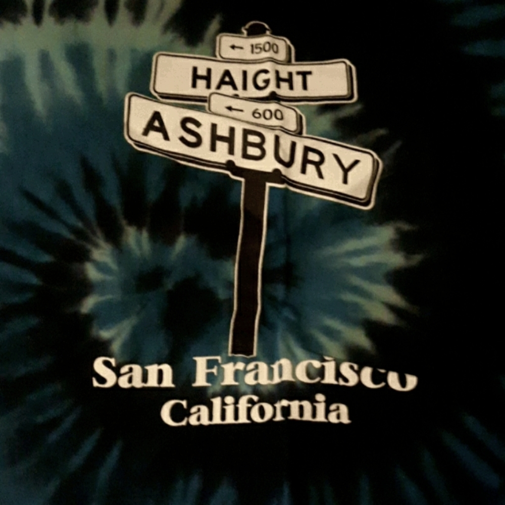 The dyed haight ashbury xl shirt